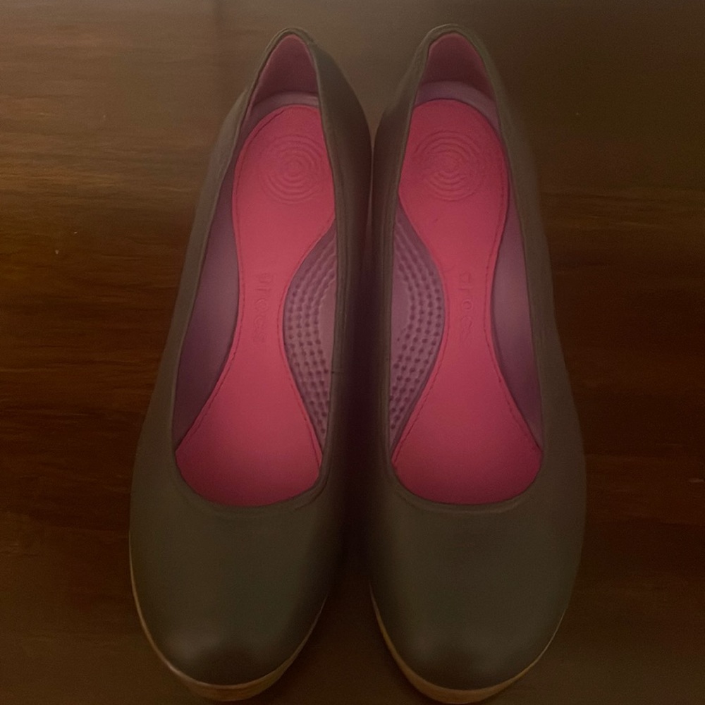 Crocs wedge sz 7.5